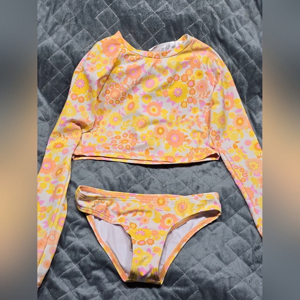 Girls Billabong 2 Pc Swim Set